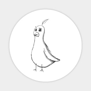 B&W Birdo Magnet